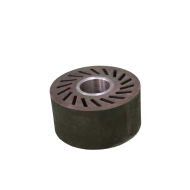 ROUE CAOUTCHOUC POUR BANDE 75 x 38 MM