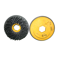 MEULE EFFET CUIR AIRFLEX - D 130 MM - ESCARGOT
