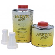 COLLE EPOXY AKEPOX 2000 TRANSPARENT MIEL LIQUIDE