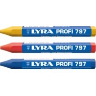 BOITE DE 12 CRAIES GRASSES HEXAGONALES LYRA 797