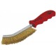 BROSSE METAL CONVEXE ACIER LAITON